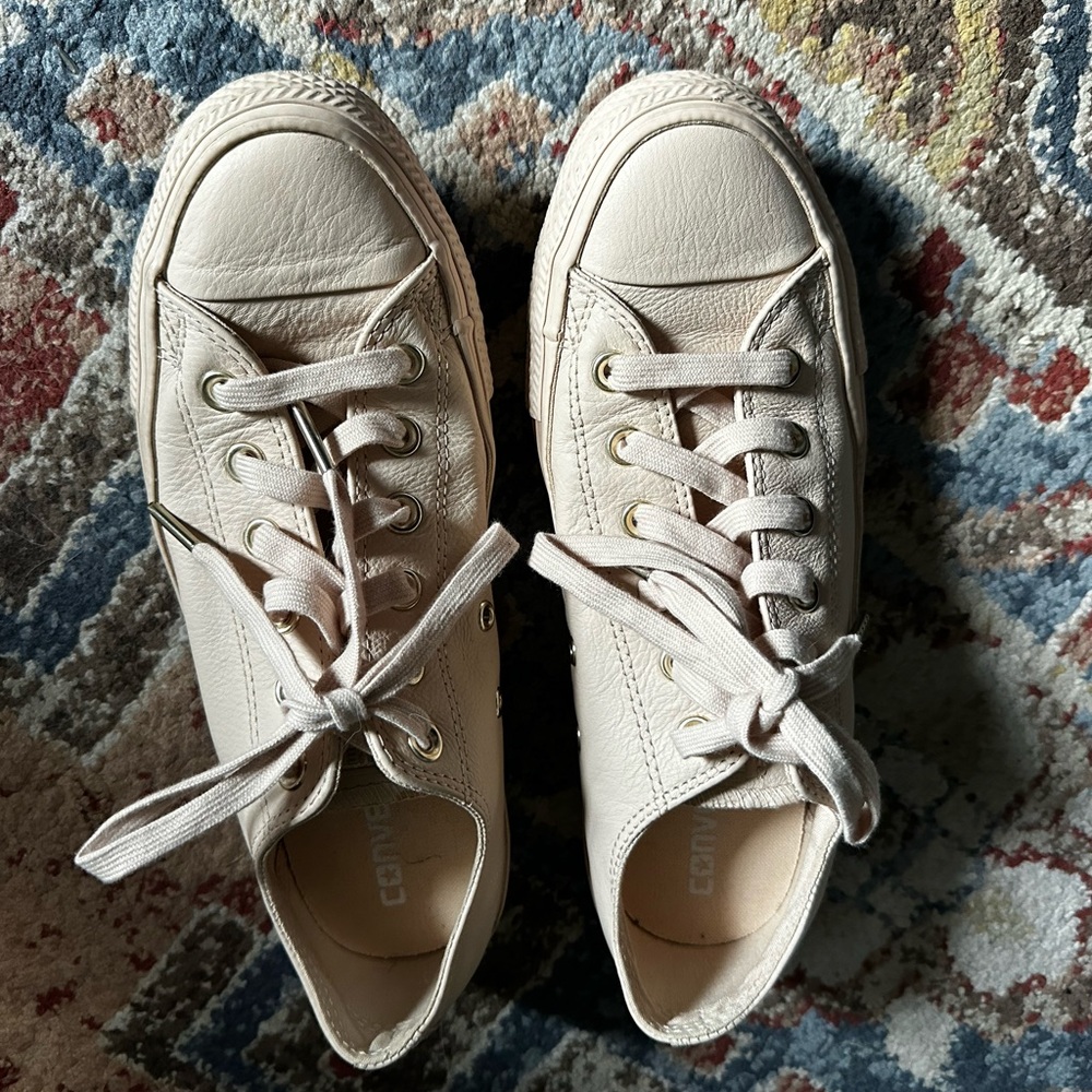 Converse Cream Sneakers